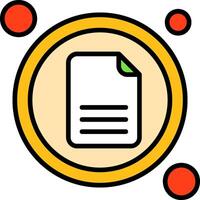 Document Button Icon Design Symbol vector