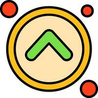 Navigation arrow up Icon Design Symbol vector