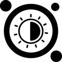 Night Light Button Icon Design Symbol vector