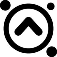 Navigation arrow up Icon Design Symbol vector