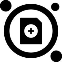 New File Button Icon Design Symbol vector