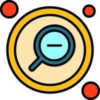 Zoom out Button Icon Design Symbol vector