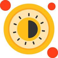 Night Light Button Icon Design Symbol vector
