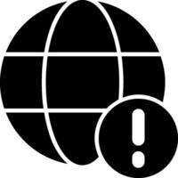 Internet Error Icon Design vector