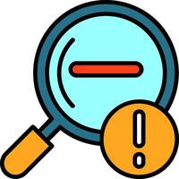 Zoom out Icon Design vector