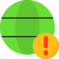 Internet Error Icon Design vector