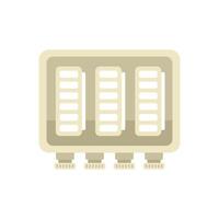 Server rack system storing digital information in data center vector