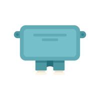 Electric fuse box for overcurrent protection in electrical circuit vector