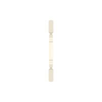 Double ended sculpting tool with wooden handle for pottery making vector