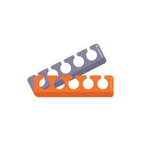 Two toe separators lying on top of each other vector
