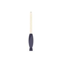 Nail file with an ergonomic handle for professional manicures vector