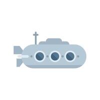 Submarine with periscope exploring the depths of the ocean vector
