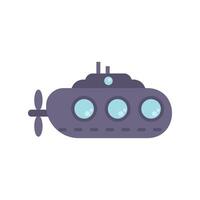 Submarine exploring the depths of the ocean illustration vector