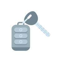 Car key fob with remote control locking unlocking features vector