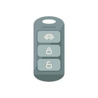 Car key fob with buttons for locking unlocking and opening trunk or boot vector