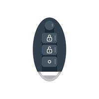 Modern car key fob with buttons locking and unlocking vehicle vector
