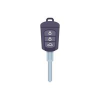 Modern electronic car key fob with buttons locking and unlocking vehicle vector