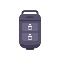 Car key with remote central locking showing lock and unlock buttons vector