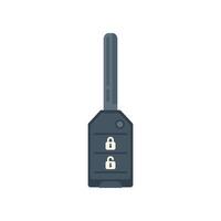 Modern wireless car key fob showing lock and unlock buttons vector