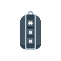 Modern car key fob with remote control locking system vector