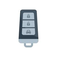 Smart car key showing lock and unlock buttons vector