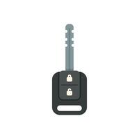 Car key with remote control opening doors and trunk vector