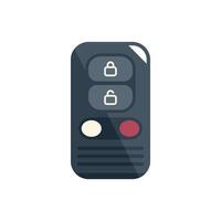 Wireless car key fob showing lock and unlock buttons vector