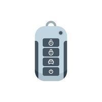 Car keyless entry remote control icon illustrating vehicle security system vector
