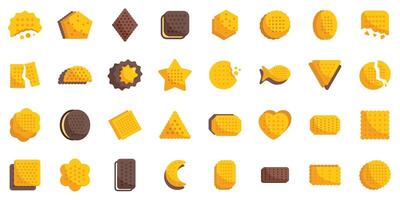 Delicious cookies and biscuits with various shapes and fillings being enjoyed as snacks vector