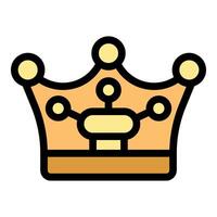 Golden crown symbolizing monarchy and power vector