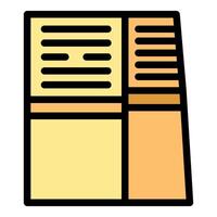 I ching book with hexagram predicting future destiny vector