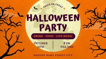 twitter post for halloween template design ideas