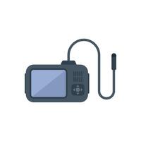 Car dvr video recorder showing recording status icon vector