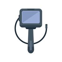 Underwater camera exploring the depths of the ocean vector