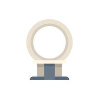 Magnetic resonance imaging scanner standing on the floor vector