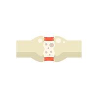 Human joint showing osteoporosis affecting bones vector