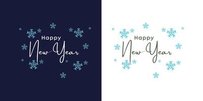 Text for Happy New Year Design Template vector