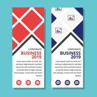 Set of modern vertical banners. Business templates. Cover design template, easy editable abstract. Pattern made from squares, white background. vector