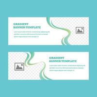 Horizontal abstract blur banner. Modern abstract backgrounds. Colorful fluid cover for poster, banner, flyer and presentation. Gradient holographic set. Trendy soft color. vector