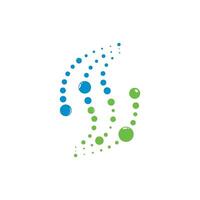 molecule flat design vector