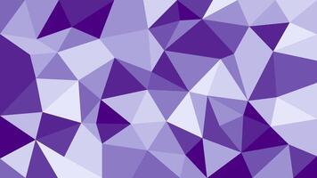 An Abstract Geometric Background Featuring a Mosaic of Purple and White Triangles vector