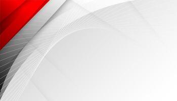 Red curve on a white background vector