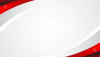 Stylish beautiful red wave flowing design background vector