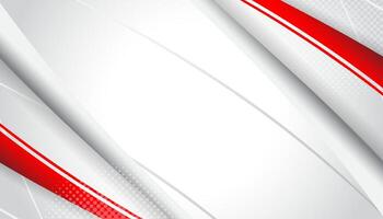 Red curve on a white background vector