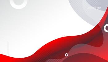 Red curve on a white background vector