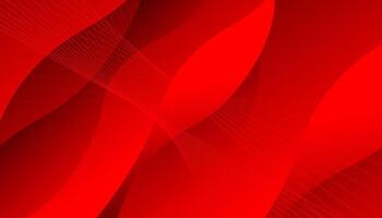 Modern abstract red background with dynamic waves vector