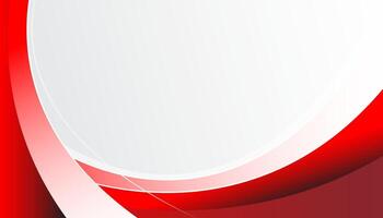 Stylish beautiful red wave flowing design background vector