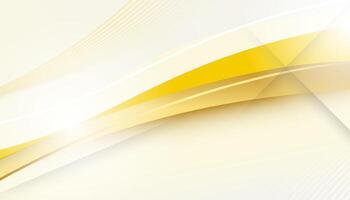 Yellow curve on a white background vector