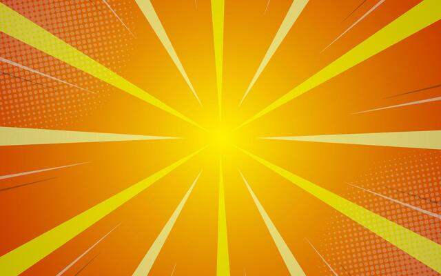 Abstract comic background. Art pop cartoon backdrop. Halftone effect pattern. Fun anime texture.