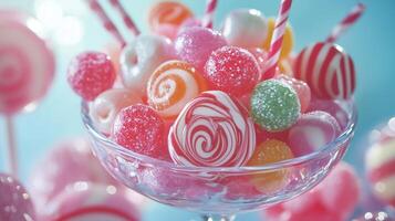 Delicious candy arrangement photo